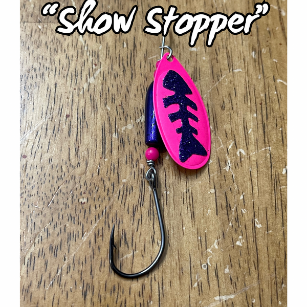 Fish Bone Salmon Spinners