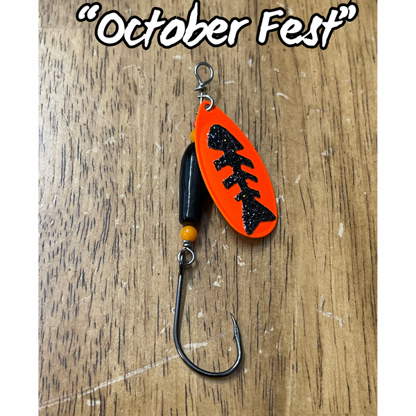 Fish Bone Salmon Spinners