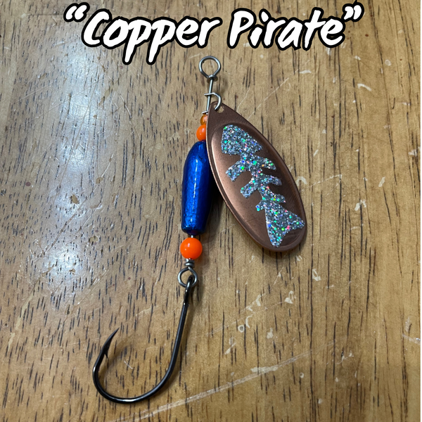 Fish Bone Salmon Spinners