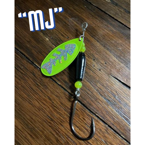 Fish Bone Salmon Spinners