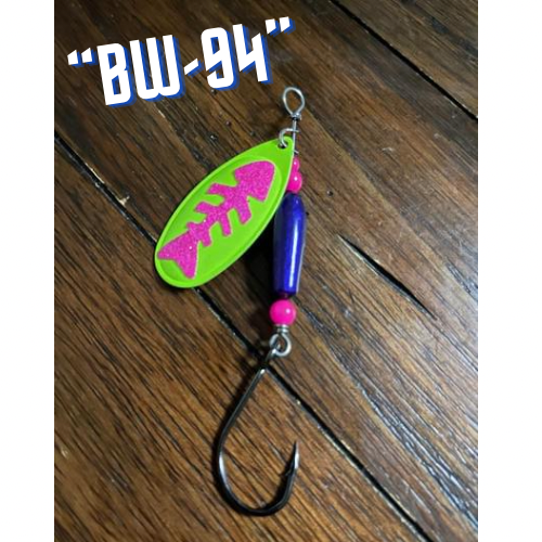 Fish Bone Salmon Spinners