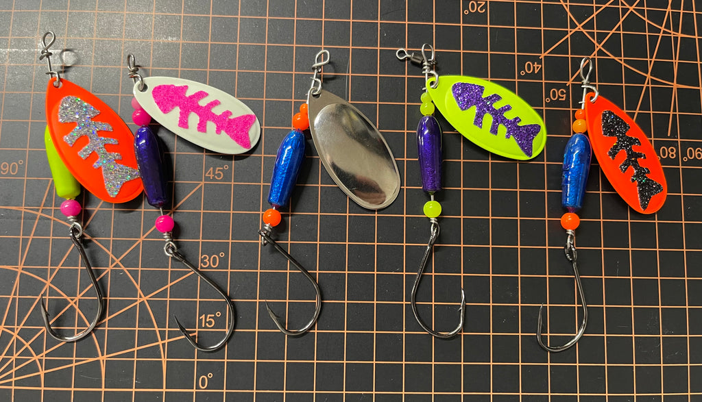 Fish Bone Coho Spinner Pack