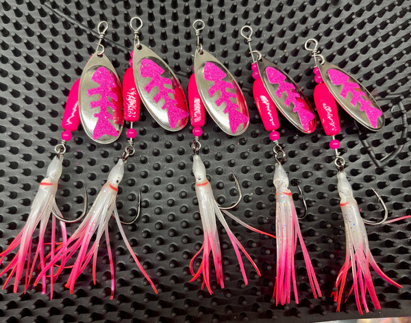 Fish Bone Squid Spinners