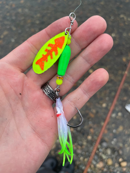 Fish Bone Squid Spinners