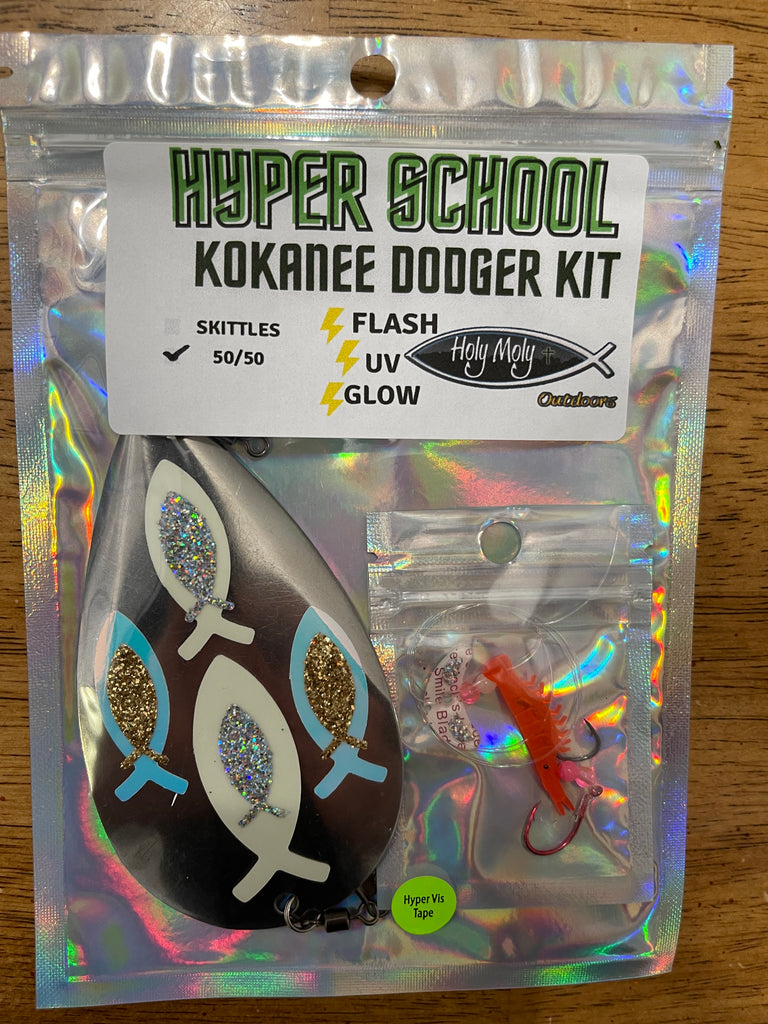 Hyper School Kokanee Dodger Kit – Holy Moly Outdoors